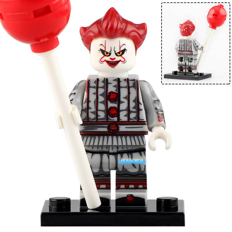 LEGO Compatible Horror Movie It Pennywise Custom Printed Minifigure Brick Toys Gift