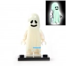 LEGO Compatible Ghost (Glow in the Dark) Custom Printed Minifigure Brick Toys Gift