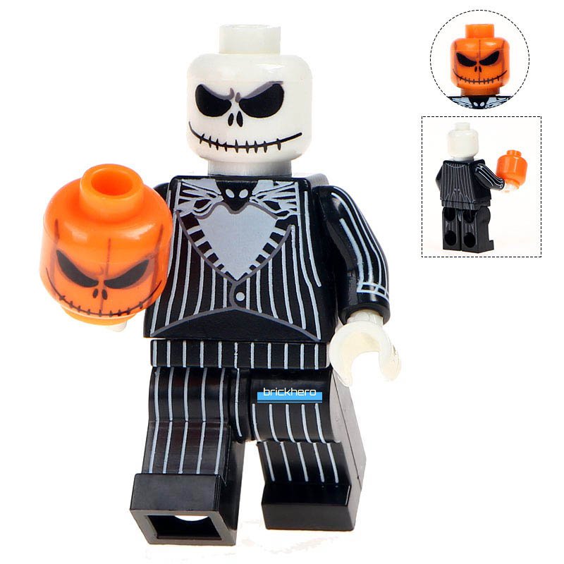 LEGO Compatible The Nightmare Before Christmas Jack Skellington Custom Printed Minifigure Brick Toys