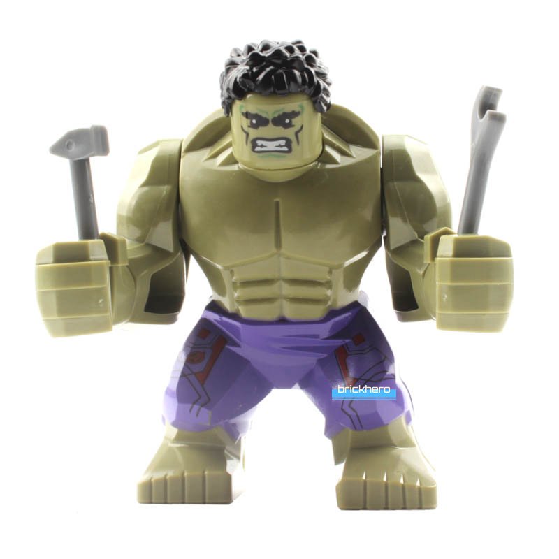 Hulk (BigFig) MCU Avengers Age of Ultron Lego Custom Minifigure Brick Toys Gift