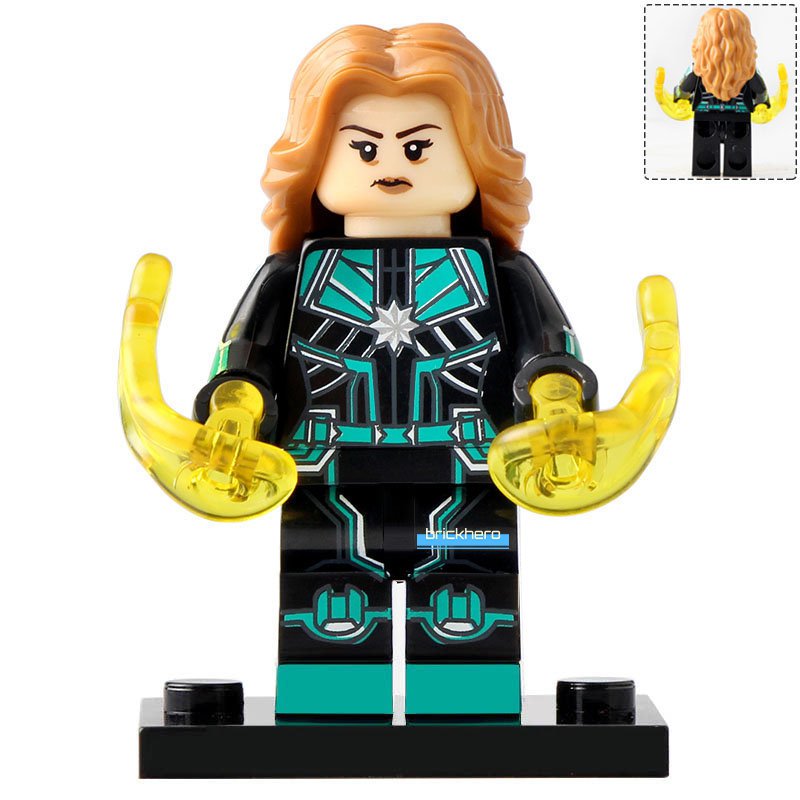 Captain Marvel (Star Force) MCU Avengers Endgame Lego Custom Minifigure Toys