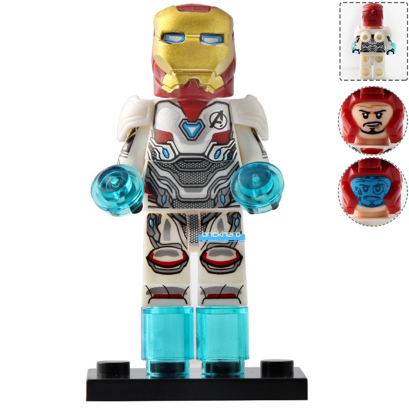 Iron Man (Quantum Realm Suit) MCU Avengers Endgame (2019) Lego Custom Minifigure Brick Toys Gift
