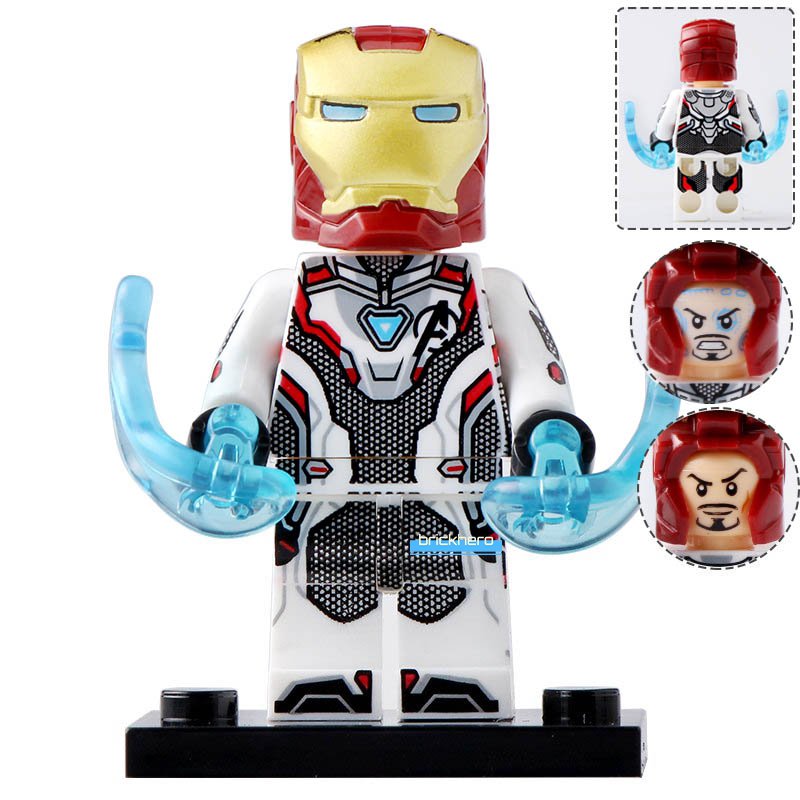 Iron Man (Quantum Realm Suit) MCU Avengers Endgame Lego Custom Minifigure Toys