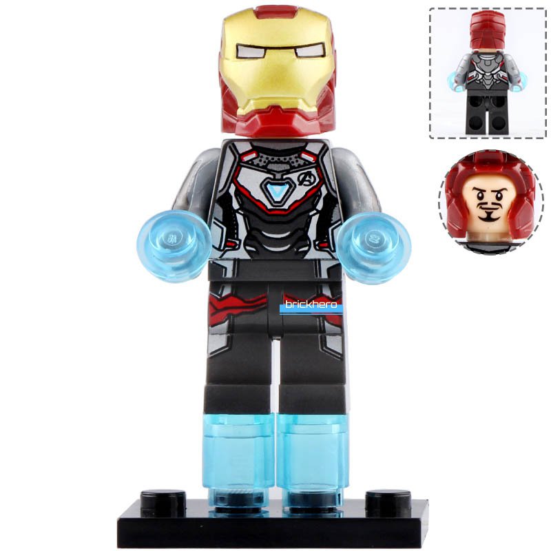 Iron Man (Quantum Suit) MCU Avengers Endgame Lego Custom Minifigure Brick Toys