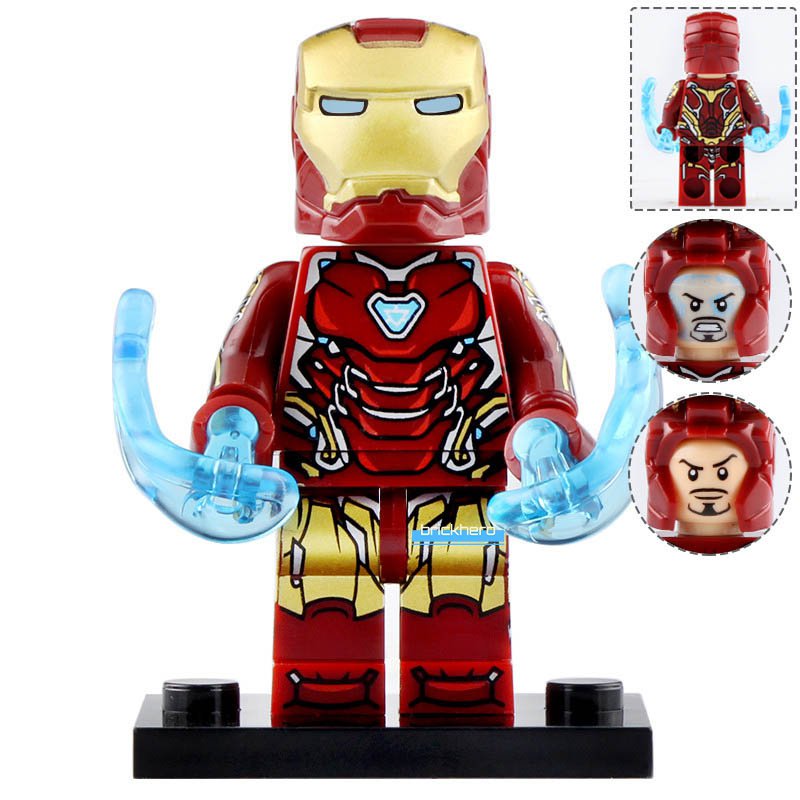 Iron Man Armor Mark 85 MCU Avengers Endgame (2019) Lego Custom Minifigure Brick Toys Gift