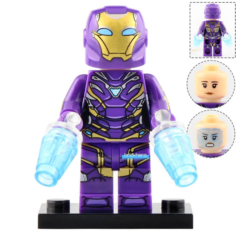 Pepper Potts (MK 49 Rescue) MCU Avengers Endgame (2019) Lego Custom Minifigure Brick Toys Gift