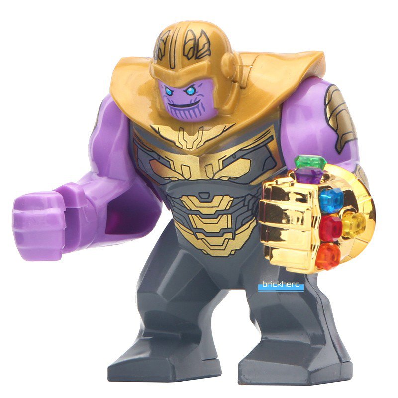 Thanos (Bigfig) MCU Avengers Endgame Lego Custom Minifigure Brick Toys Gift