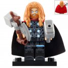 Thor (Endgame Final Battle) MCU Avengers Endgame Lego Custom Minifigure Brick Toys Gift