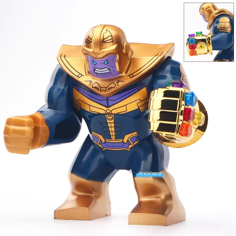 Thanos (BigFig) MCU Avengers Infinity War (2018) Lego Custom Minifigure Toys