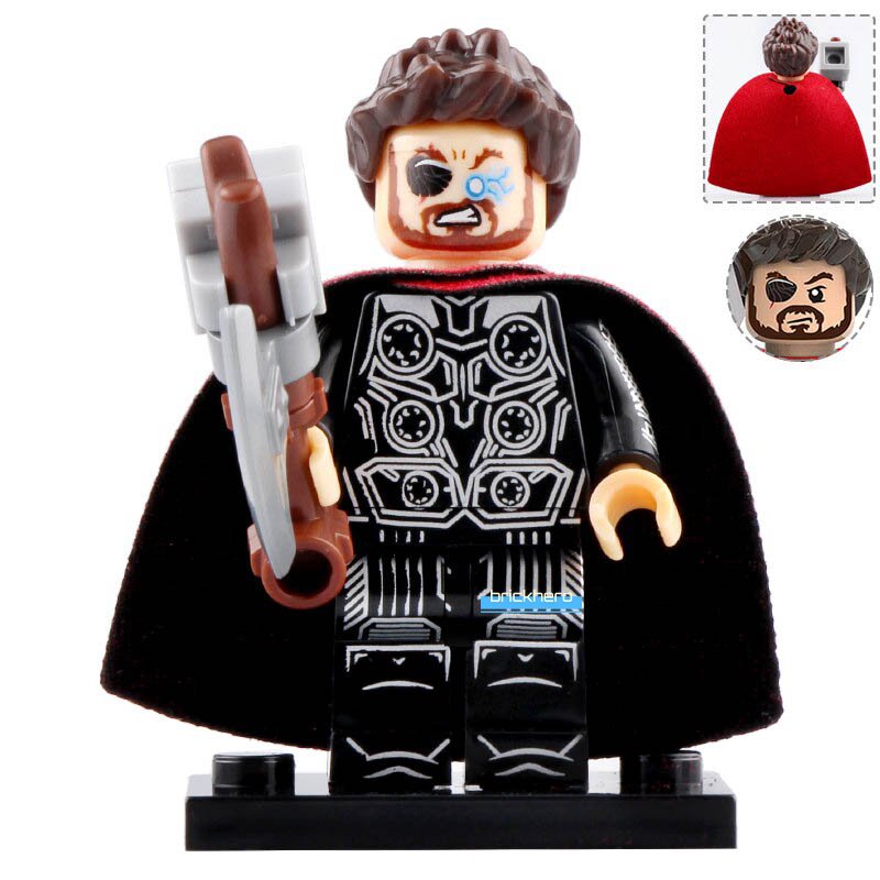 Thor MCU Avengers Infinity War (2018) Lego Custom Minifigure Brick Toys