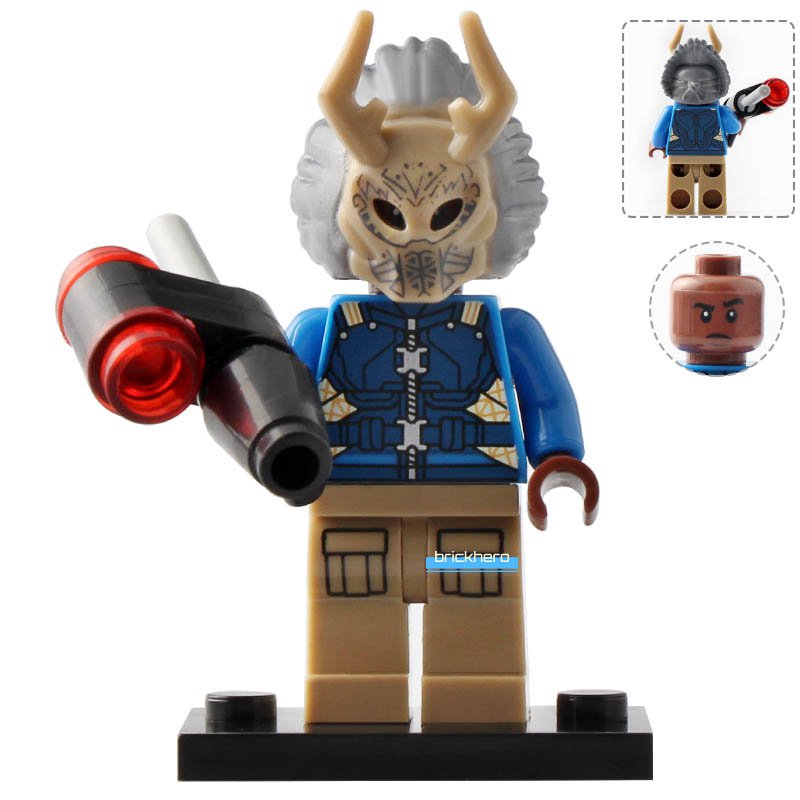 Killmonger Minifig MCU Black Panther (2018) Lego Custom Minifigure Toys Gift