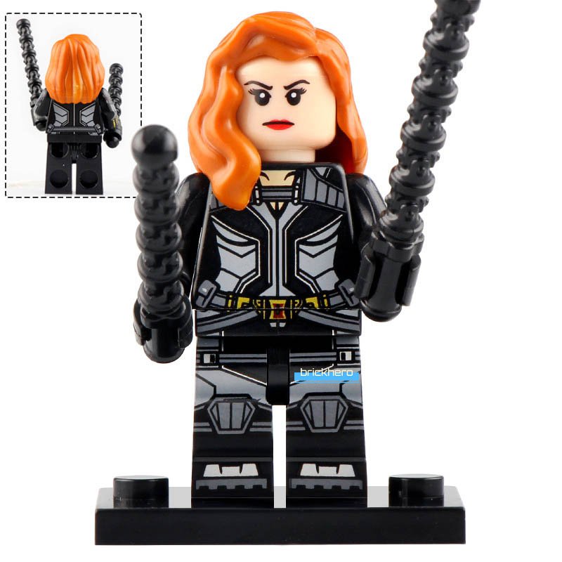 Black Widow 2021 MCU Super Heroes Custom Printed Lego Minifigure Brick Toys Gift