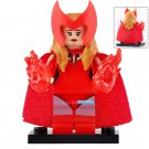 Scarlet Witch (Halloween Costume) MCU WandaVision (2021) Lego Custom Minifigure Brick Toys Gift