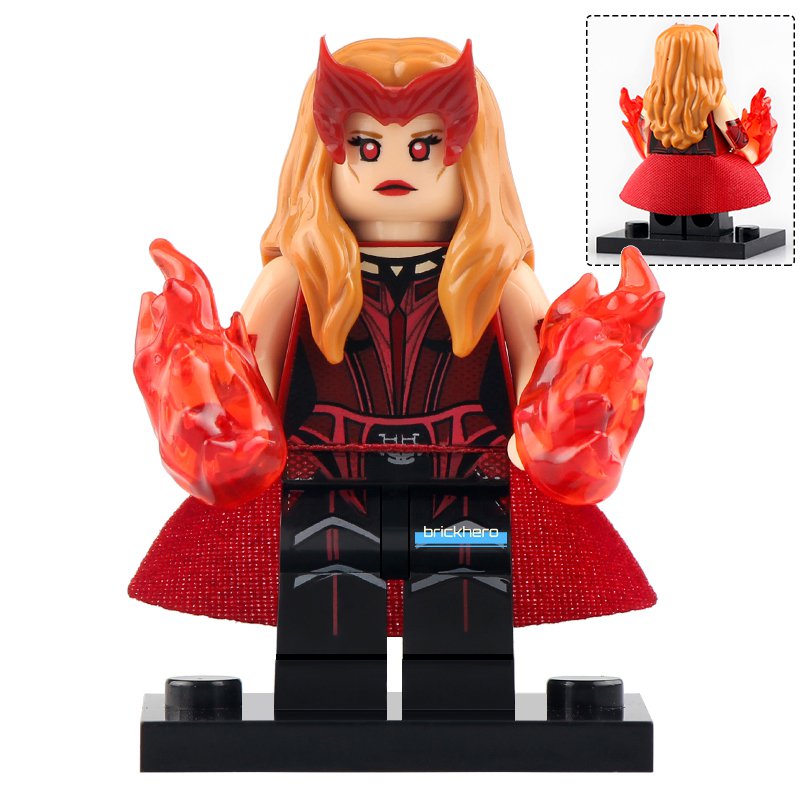 Scarlet Witch MCU WandaVision (2021) Lego Custom Minifigure Brick Toys Gift