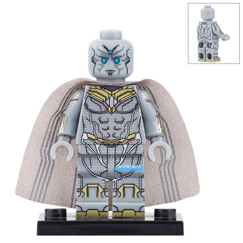 White Vision MCU WandaVision (2021) Lego Compatible Minifigure Brick Toys Gift
