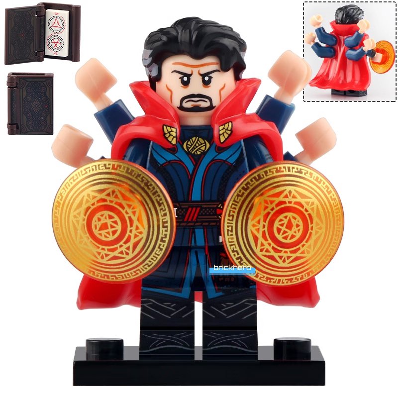 Dr Strange (Multiple Arms) MCU Dr Strange in the Multiverse of Madness Lego Custom Minifigure Toys