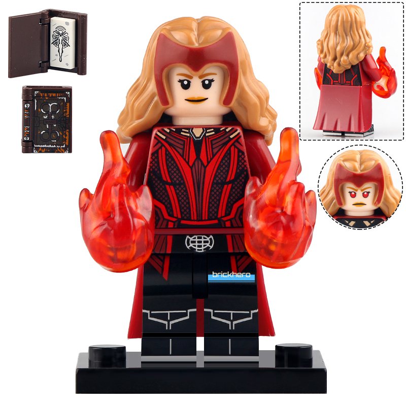 Scarlet Witch MCU Dr Strange in the Multiverse of Madness (2022) Lego Custom Minifigure Brick Toys