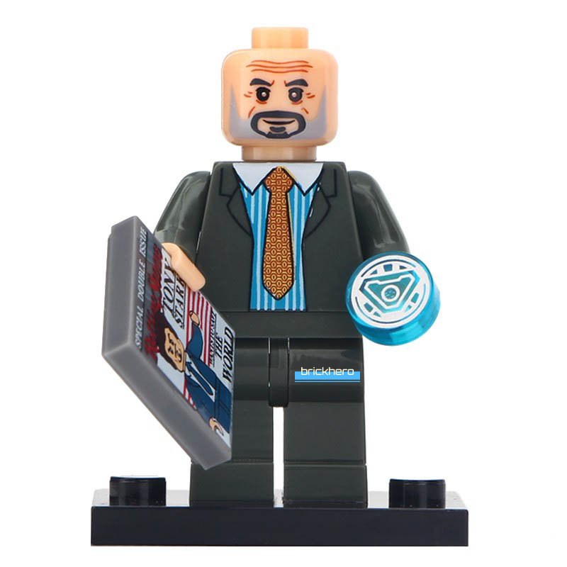 Obadiah Stane (Iron Monger) MCU Iron Man 1 (2008) Lego Custom Minifigure Brick Toys Gift