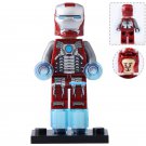Iron Man Armor Mark V Football MCU Iron Man 3 (2013) Lego Custom Minifigure Brick Toys Gift