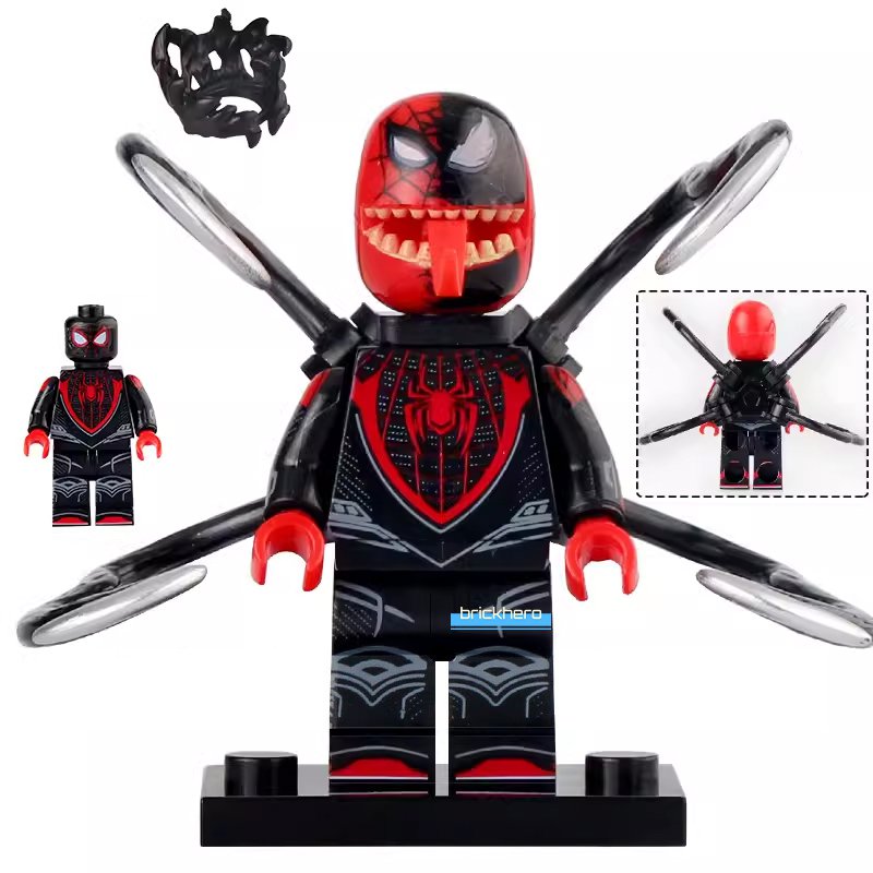 Ultimate Spider-man Venom Marvel's Spider-Man 2 Game (2023) Lego Custom Minifigure Brick Toys Gift