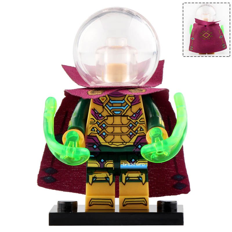 Mysterio (Quentin Beck) MCU Spider-man Far From Home (2019) Lego Custom Minifigure Brick Toys Gift