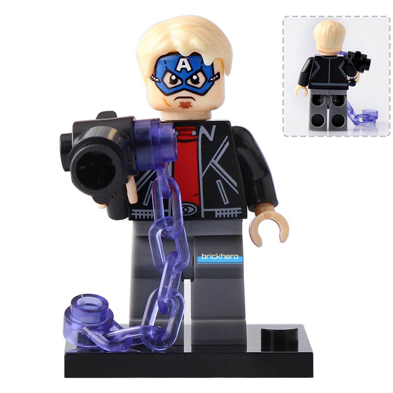Masked Robber (Captain America) MCU Spider-Man Homecoming (2017) Lego Custom Minifigure Brick Toys