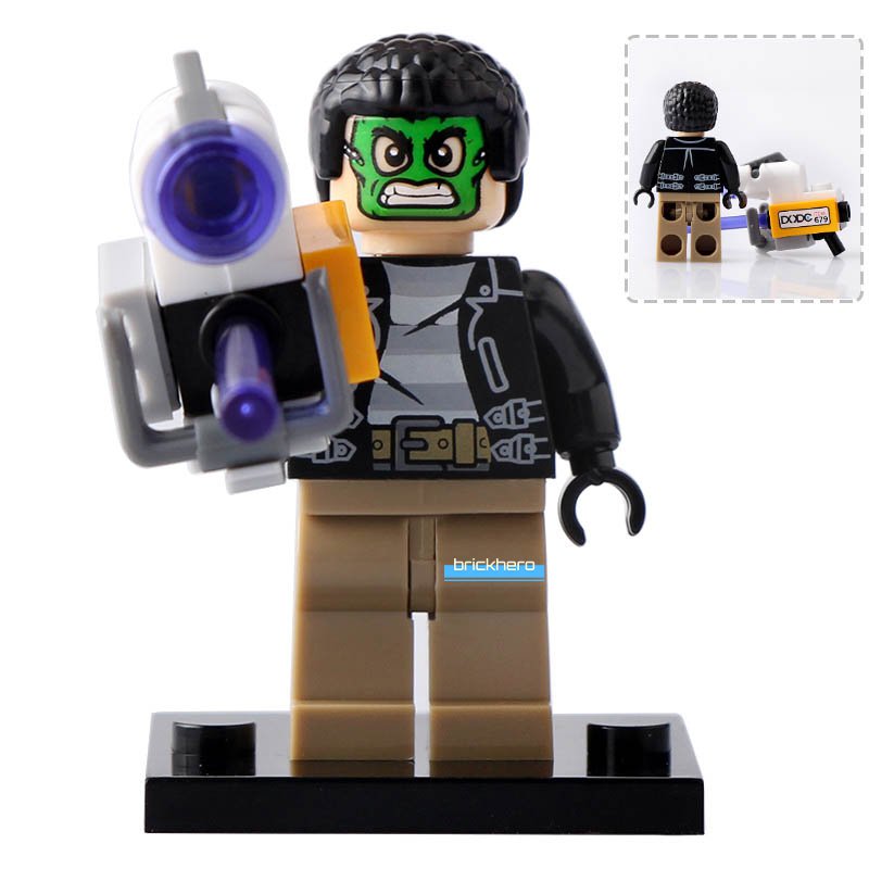 Masked Robber Hulk Mask MCU Spider-Man Homecoming (2017) Lego Custom Minifigure Brick Toys