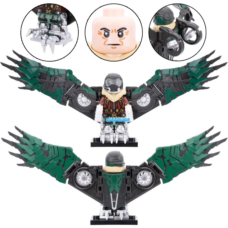 Vulture (Adrian Toomes) MCU Spider-Man Homecoming (2017) Lego Custom Minifigure Brick Toys Gift