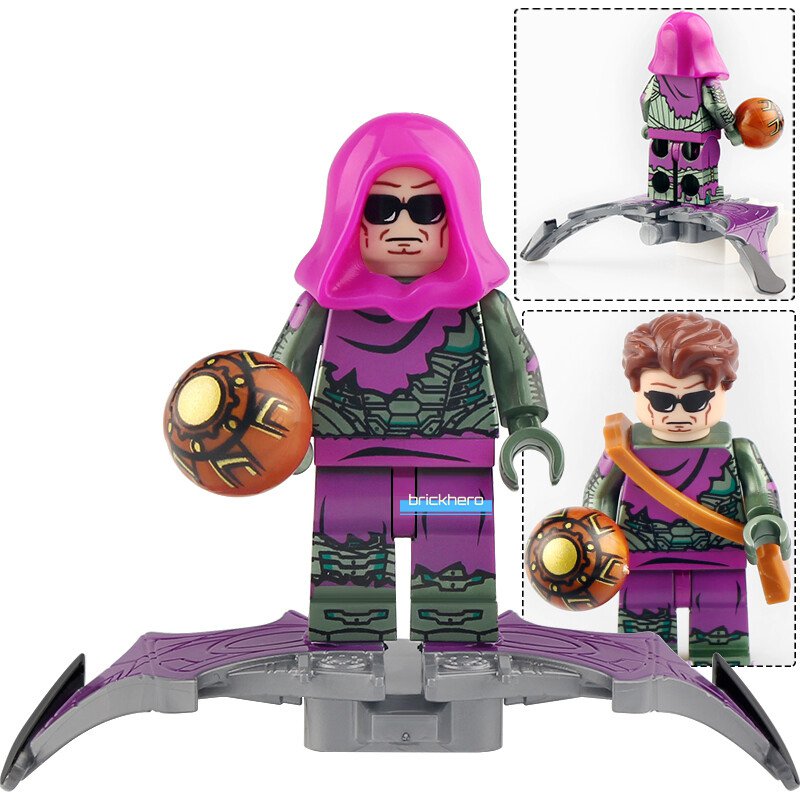 Green Goblin MCU Spider-Man No Way Home 2021 Lego Custom Minifigure Brick Toys Gift