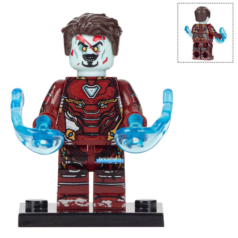 Zombie Iron Man MCU What If...? (2021) Lego Custom Minifigure Brick Toys Gift