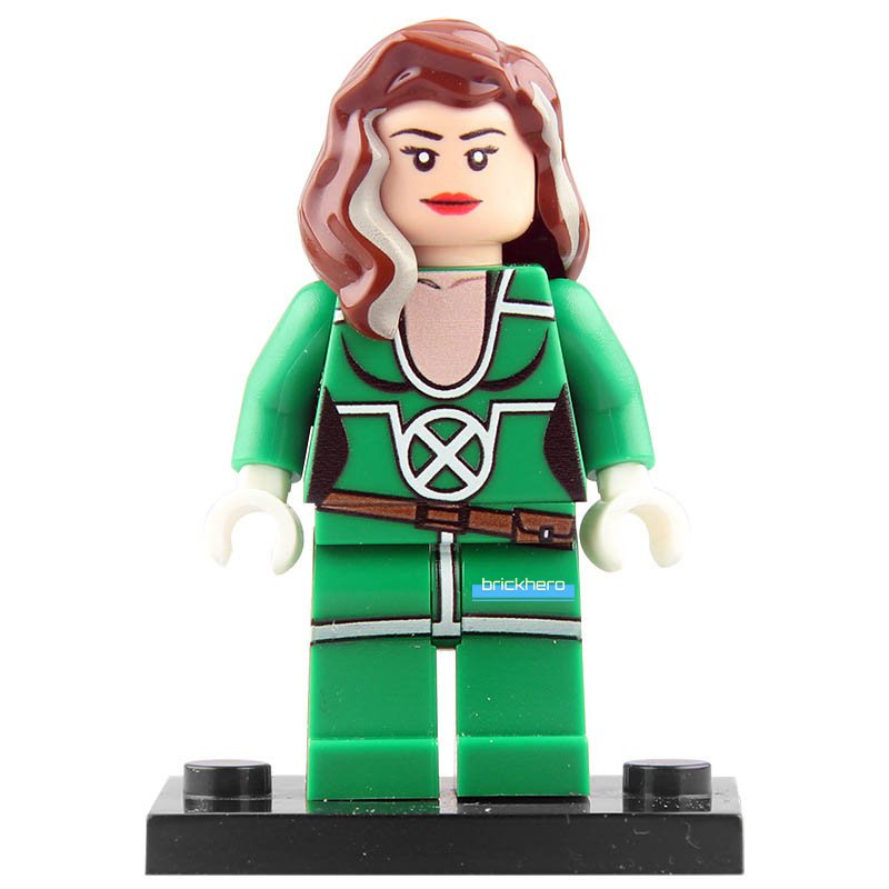 Rogue (Anna Marie) Marvel X-Men Super Heroes Lego Custom Minifigure Brick Toys