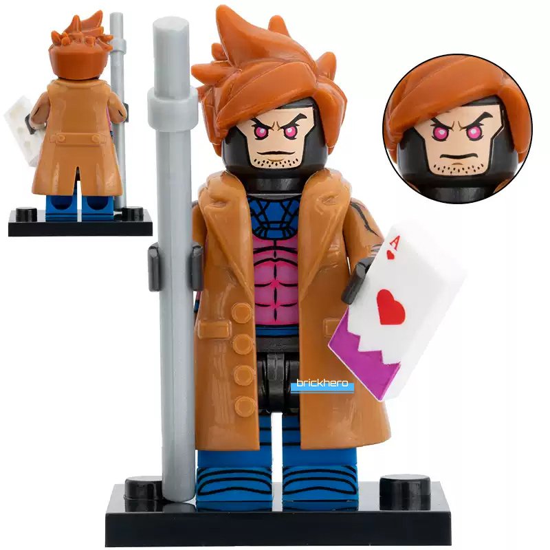 Gambit Marvel Animation X-Men '97 (2024) Lego Custom Minifigure Brick Toys Gift