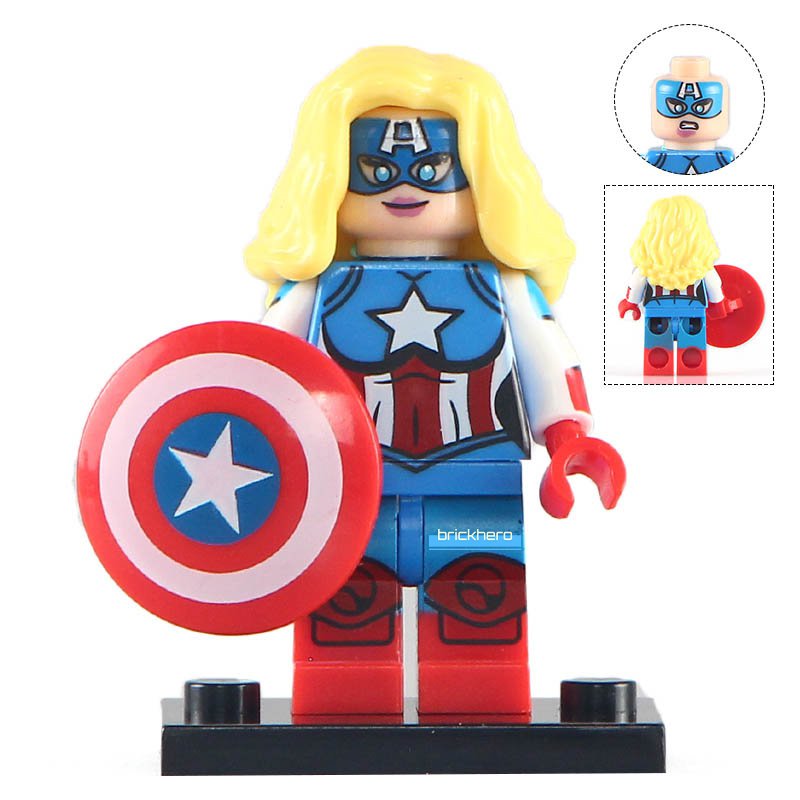 American Dream Marvel Comic Super Heroes Lego Custom Minifigure Brick Toys Gift