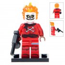 Blazing Skull Marvel Comic Super Heroes Lego Custom Minifigure Brick Toys Gift