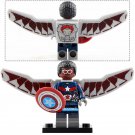 Captain America (Sam Wilson) Marvel Superhero Lego Custom Minifigure Brick Toys