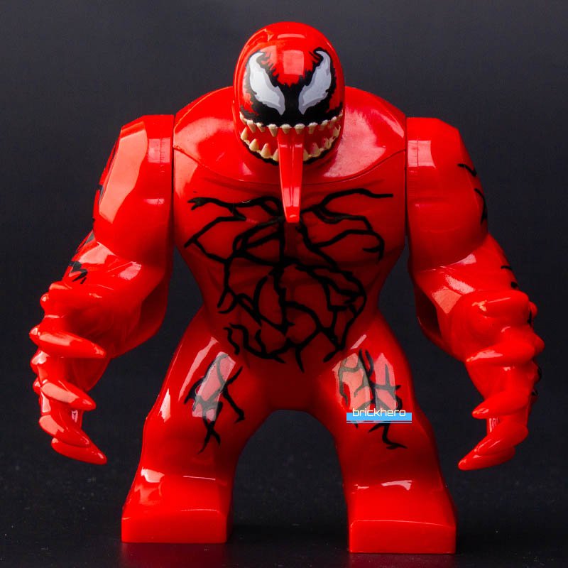 Carnage (BigFig) Venom Let There Be Carnage Lego Custom Minifigure Brick Toys