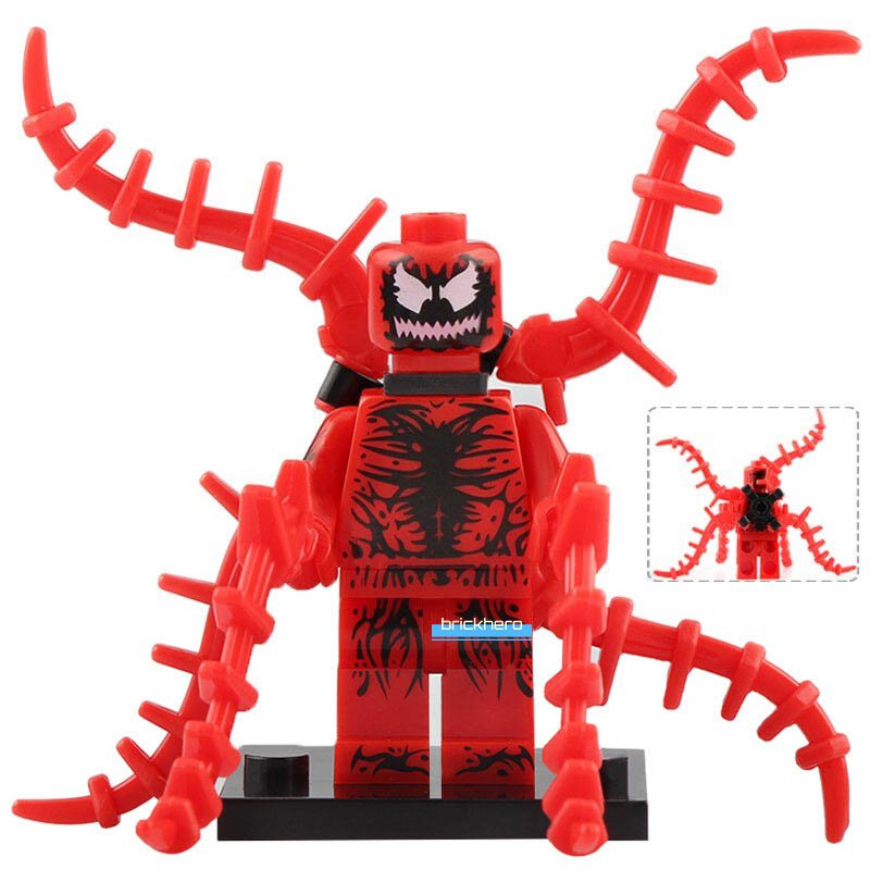 Carnage (Deadpool 2) Marvel Super Heroes Lego Custom Minifigure Brick Toys Gift