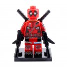 Deadpool Marvel Cinematic Universe Superhero Lego Custom Minifigure Brick Toys