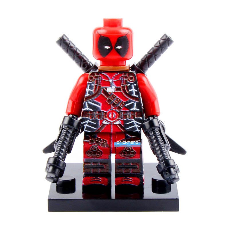 Deadpool Marvel Comic Super Heroes Lego Custom Minifigure Brick Toys Gift