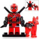 Deadpool with Dog Marvel Super Heroes Lego Compatible Minifigure Brick Toys