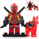 Deadpool with Pikachu Backpack Marvel Superhero Lego Minifigure Brick Toys Gift