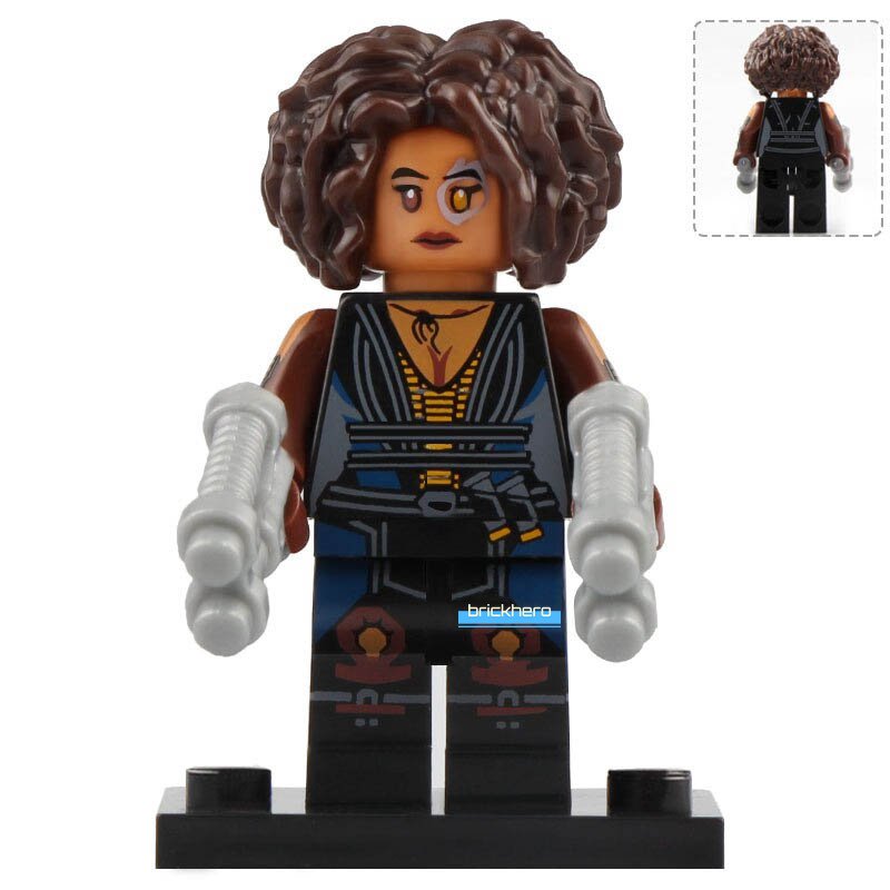 Domino (Deadpool 2) Marvel Super Heroes Lego Custom Minifigure Brick Toys Gift