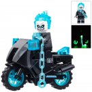 Ghost Rider (Danny Ketch) Glow in the Dark Lego Custom Minifigure Brick Toys