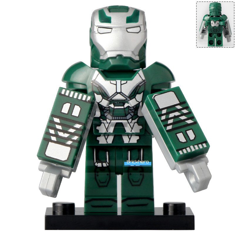 Iron Man Armor Mark 26 Gamma Marvel Superhero Lego Custom Minifigure Brick Toys