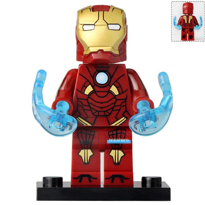 Iron Man Armor Mark 9 Marvel Super Heroes Lego Custom Minifigure Brick Toys Gift
