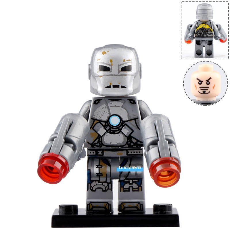 Iron Man Mk 1 Marvel Universe Super Heroes Lego Custom Minifigure Brick Toys