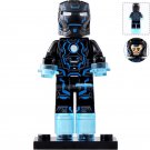 Iron Man Mk 4 Neon Tech MCU Super Heroes Lego Custom Minifigure Brick Toys Gift