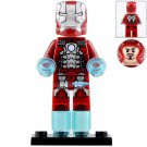 Iron Man Mk 5 Football MCU Super Heroes Lego Custom Minifigure Brick Toys Gift