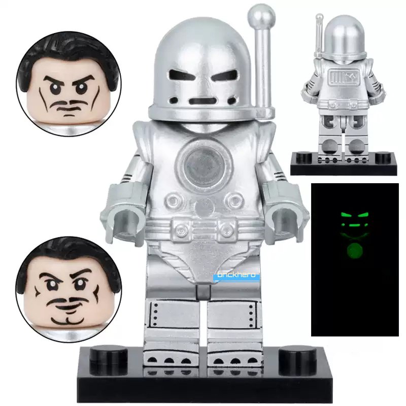 Iron Man Model 1 Marvel Comic Super Heroes Lego Custom Minifigure Brick Toys