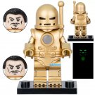 Iron Man Model 1 V2 Gold Marvel Comic Super Heroes Lego Custom Minifigure Toys